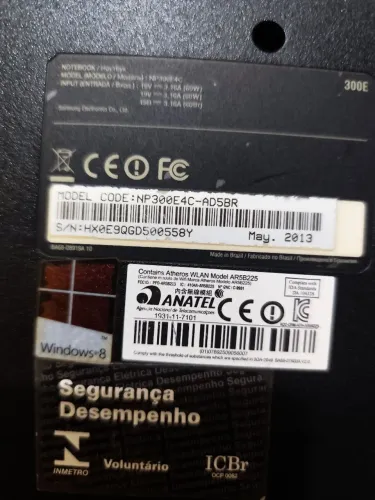 Notebook Samsung i5