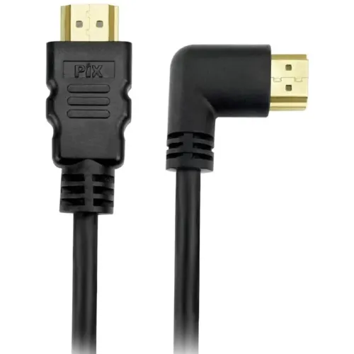 Cabo Hdmi 2.0 versão 4K de 2 metros, conector 90 graus *Novo Televisão Smart TV Monitor