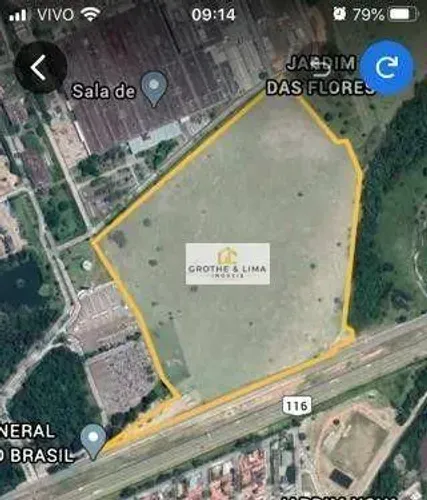 Área à venda, 165000 m² por R$ 57.750.000,00 - Jardim das Flores - São José dos Campos/SP