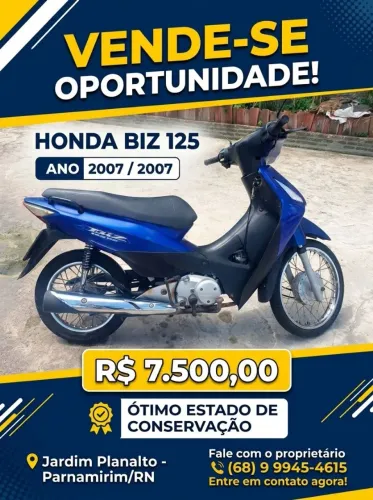 Honda biz 125 - 2007 -