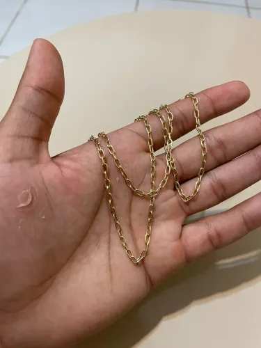 Corrente Cadeado em Ouro 18k