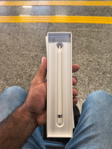 APPLE PENCIL 1° GERAÇÃO 1603 NOVA COM CAIXA E ACESSÓRIOS PREÇO PRA VENDER