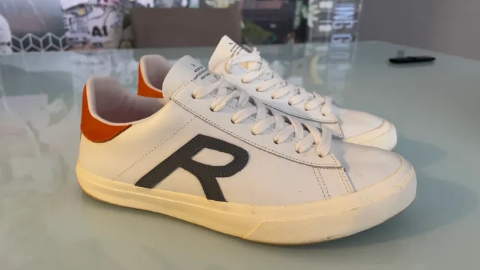 Tênis em Couro Reserva Type R Clean Branco R75522 - USADO