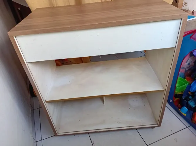 Balcão caixa e expositor