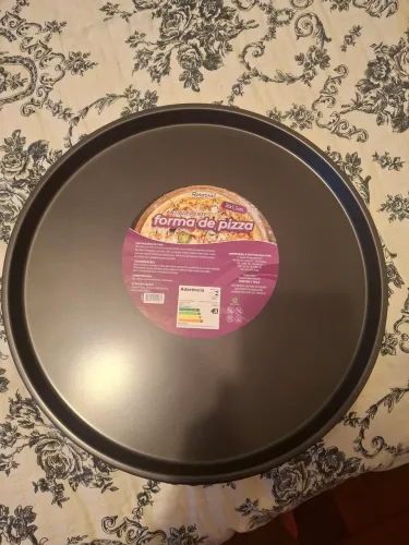 Forma de pizza nova antiaderente grande
