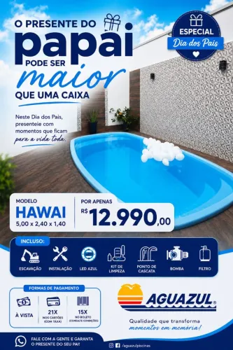 Piscina de Fibra 5m