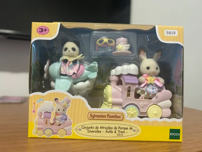 (Lacrado) Aviões e Trens - Sylvanian Families