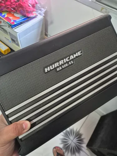 Som Automotivo Trio 12" + Módulo Hurricane HA 480.4S 1920W RMS