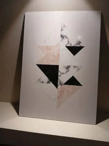 POSTER LOSANGOS MARMORIZADOS