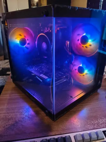 Pc Gamer - Ryzen 5 3600 + A520m + RX580 + 8GB de RAM + SSD 512gb