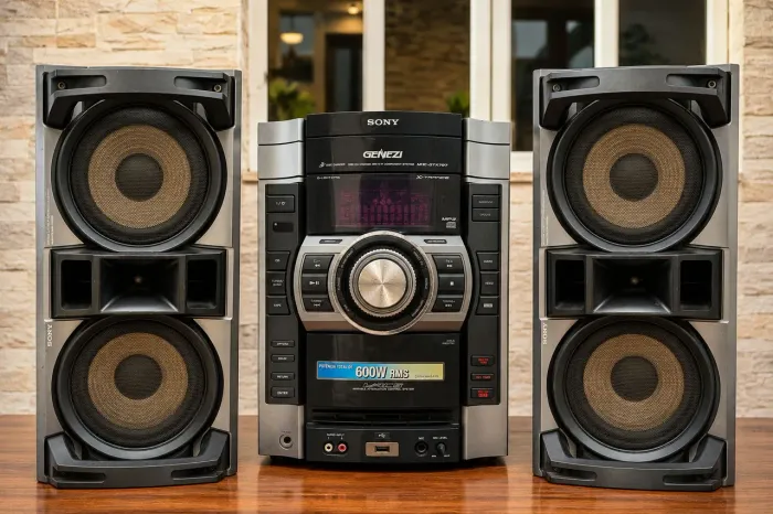 Sony Genezi MHC-GTX707 - Potência, Qualidade e Bluetooth!