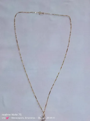 Vende se um cordão de ouro valor 1.900