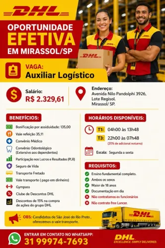Auxiliar de logística