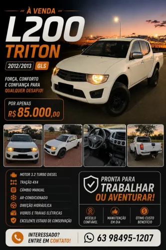 Mitsubishi L200 Triton GLS 3.2 CD TB Int.diesel MEC 2013