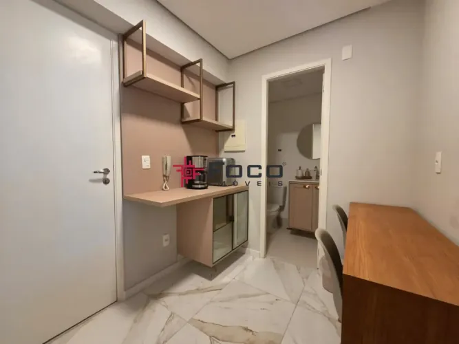 Sala mobiliada - Comercial - No bairro Jardim Aquárius - Centro Empresarial Aquarius - 32m