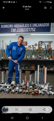 Bombeiro hidraulico e encanador