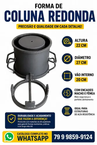 Forma de coluna redonda 