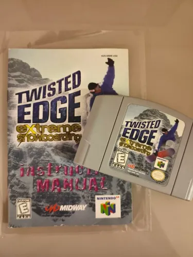 Twisted Edge Extreme Snowboarding Original N64 + Manual/Folheto