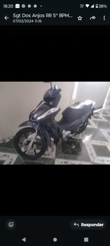 Vendo biz muito nova com baixa Km.