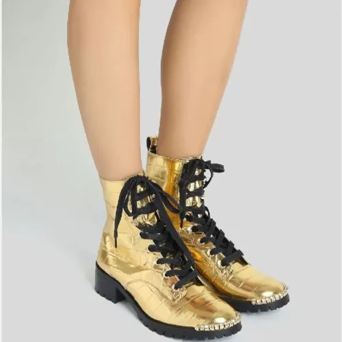 BOTA NOVA SCHUTZ DOURADA