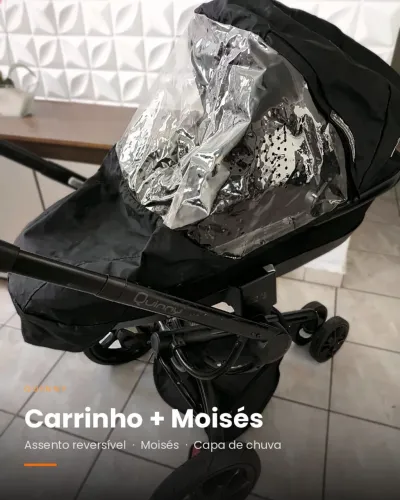 ENTREGO e PARCELO - Carrinho Quinny Completo