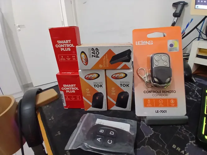 Controle motor de portão