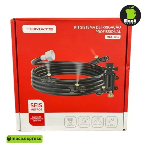 Kit Sistema Irrigação 12m Kit com Conectores e Gotejadores