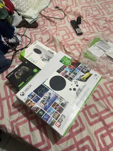 Xbox séries S kit completo 2 controles e stand multifuncional