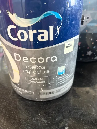 Tinta cimento queimado coral
