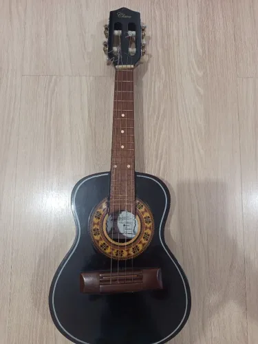 Cavaco Clave cor preta eletroacústico com Capa