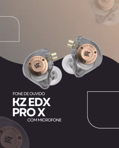 KZ EDX PRO X - COM MICROFONE