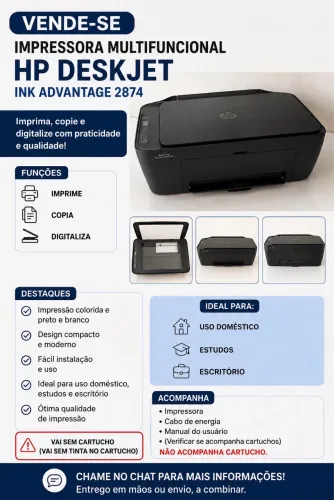 IMPRESSORA MULTIFUNCIONAL HP DESKJET