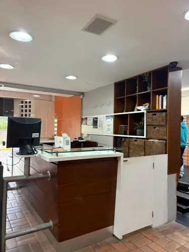 Móvel de recepção completo