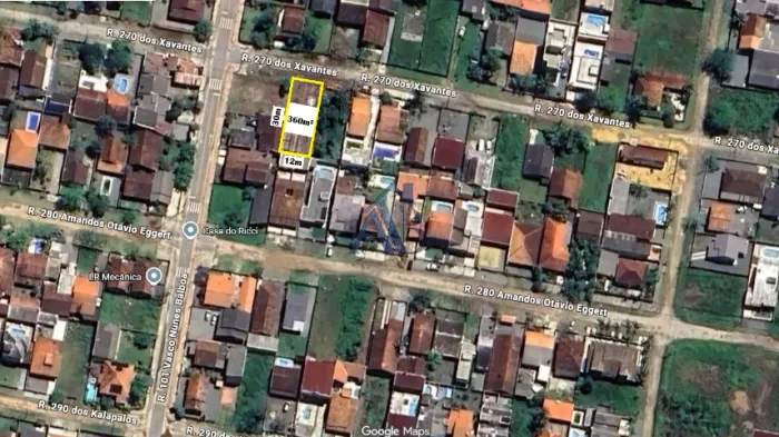 Terreno 360m² à venda na Barra do Saí, Itapoá-SC