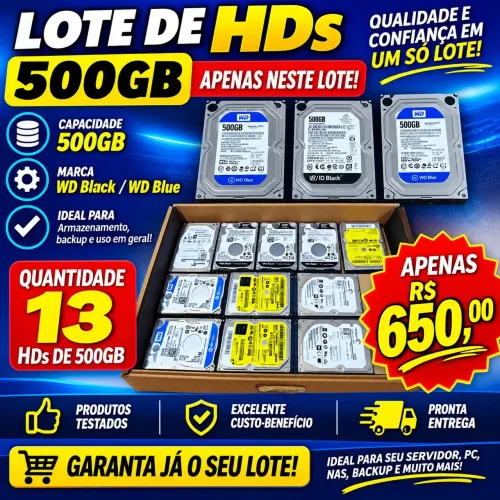 Lote HD 500GB