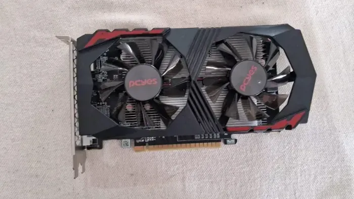 GTX 1050 Ti 4GB PCYES Dual Fan HDMI DP DVI Placa de Vídeo