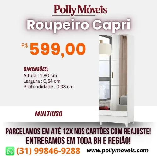 Multiuso Capri! Espelhado!