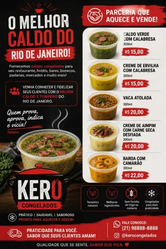 CALDOS CONGELADOS PARA SEU ESTABELECIMENTO