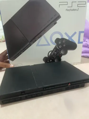 PlayStation 2 na caixa 