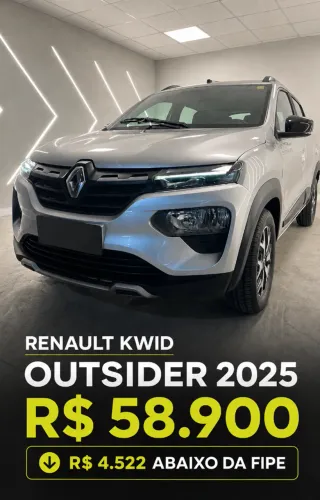 Renault Kwid Outsider 1.0 Flex 12V 5P Mec. 2025