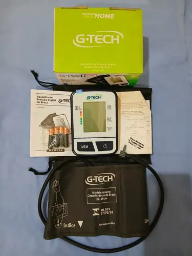 Aparelho de pressão digital. Fácil manuseio. Com bolsa. Com nota fiscal