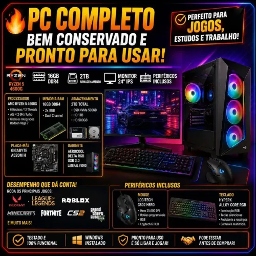 Computador PC completo top