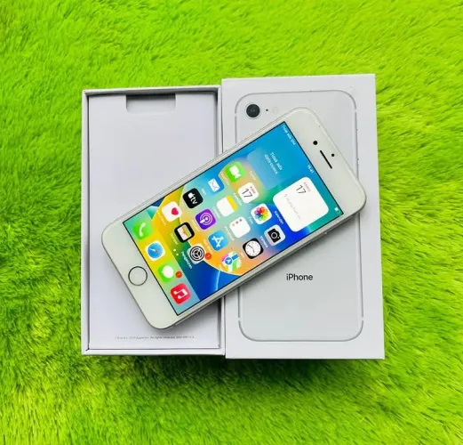 iPhone 8 branco 256gb biometria ok completo na caixa!