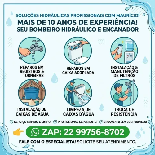 Bombeiro hidraulico encanador caça vazamento