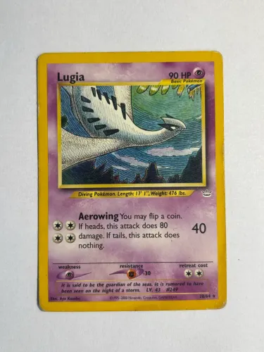 Lugia (20/64) carta Pokémon