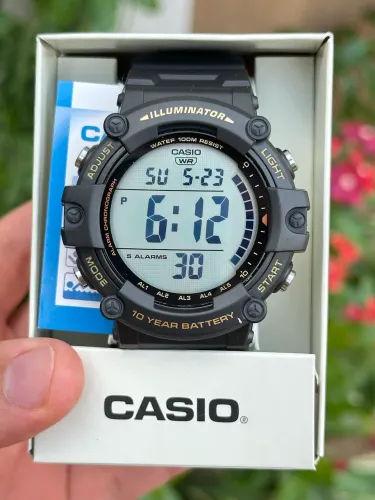 Relógio Casio AE-1500 WHX preto masculino