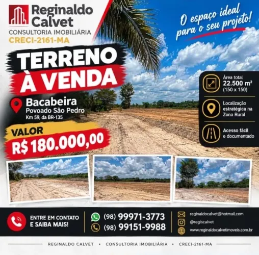 Vendo terreno em Bacabeira