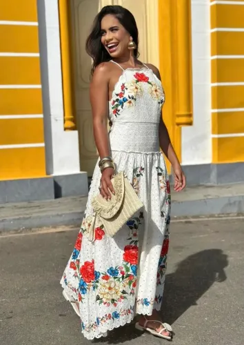 Vestido Farm novo (tag) Floral Mariana