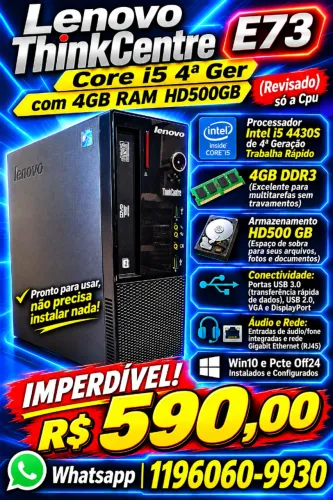 Computador - Somente a CPU