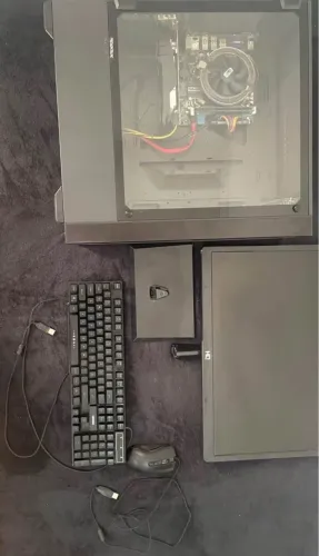 PC Gamer + monitor + periféricos + cadeira ergométrica